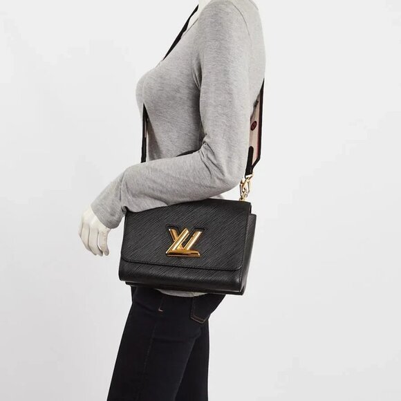 Louis Vuitton Black Epi Leather Twist MM Bag - Picture 2 of 12